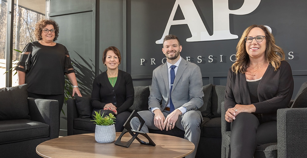 A group of Rochester AP employees posing for a photo